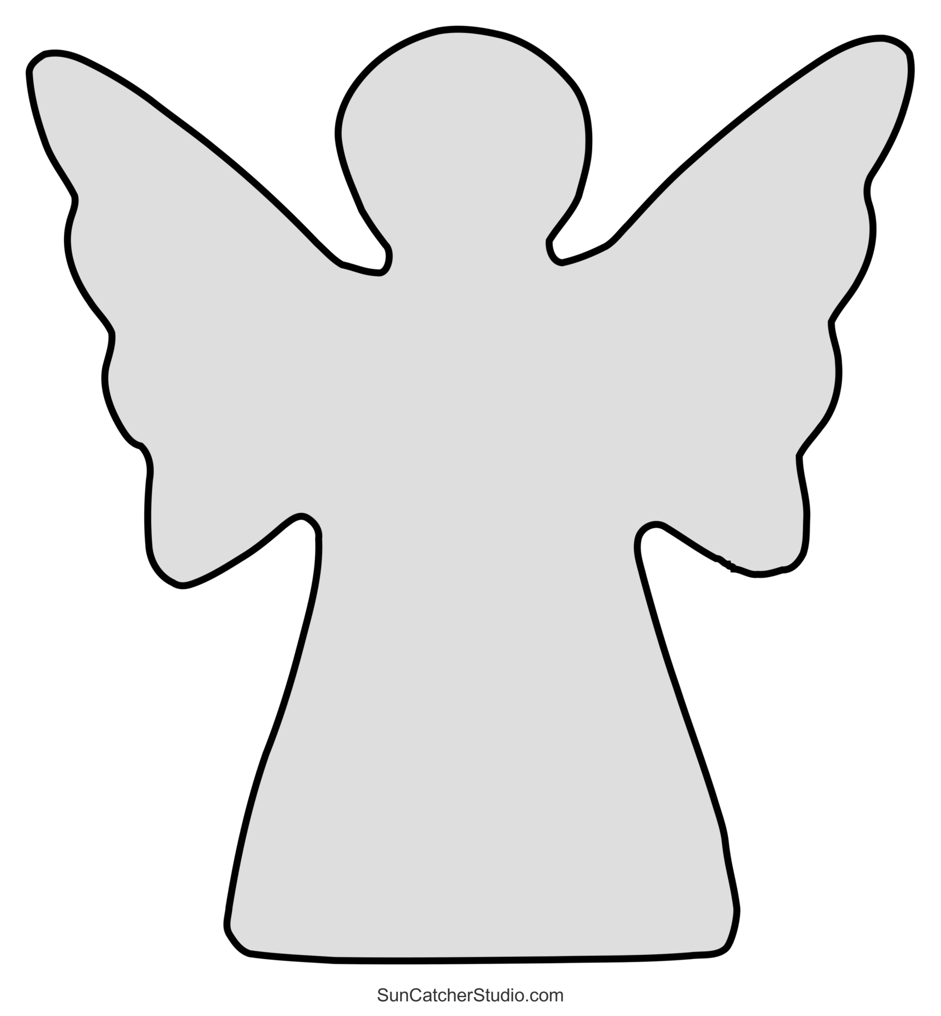 angel templates and stencils (free printable patterns) – free